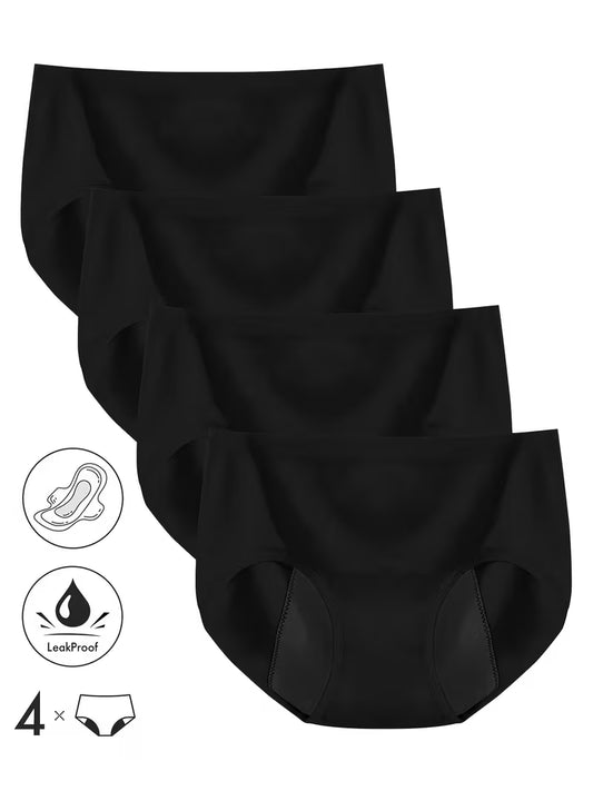 💖 4 Pack Period Panties Leak-Proof